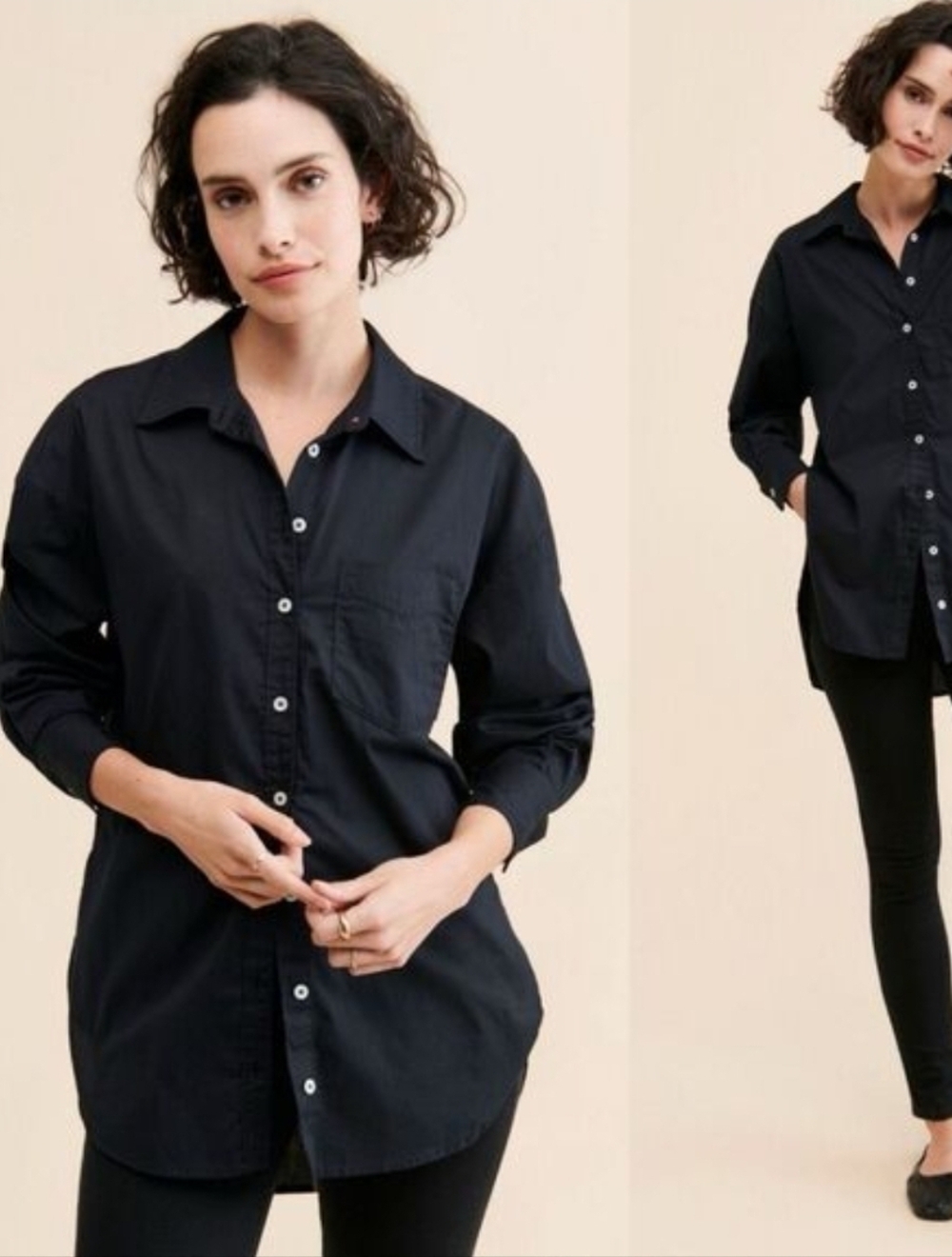 ANTHROPOLOGIE MAEVE THE BENNETT BUTTONDOWN SHIRT MEDIUM